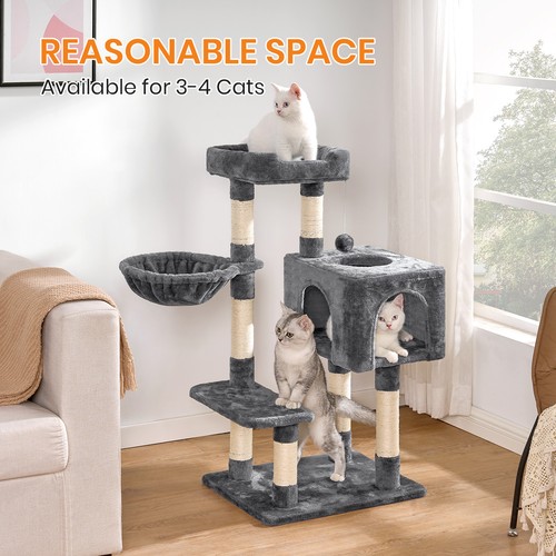 Cat tree with condo - tree, condo&basket