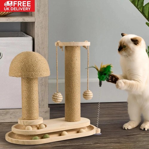Large cat tree scratching - tree, post