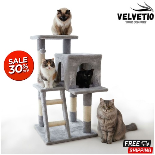 Cat tree tower with ladder - cat,