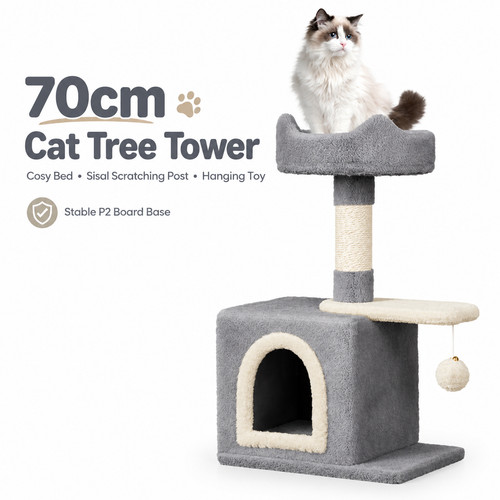 70cm cat tree - cat, sisal