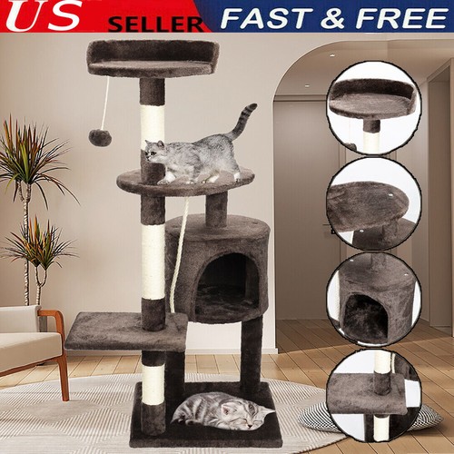 Large cat tree climbing tower - climbing,
