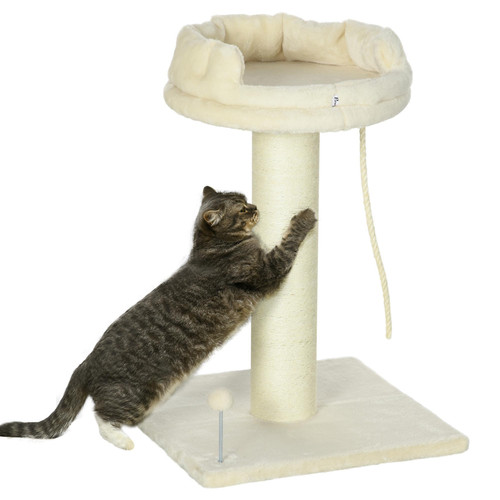 Cream cat tree tower - cream, with