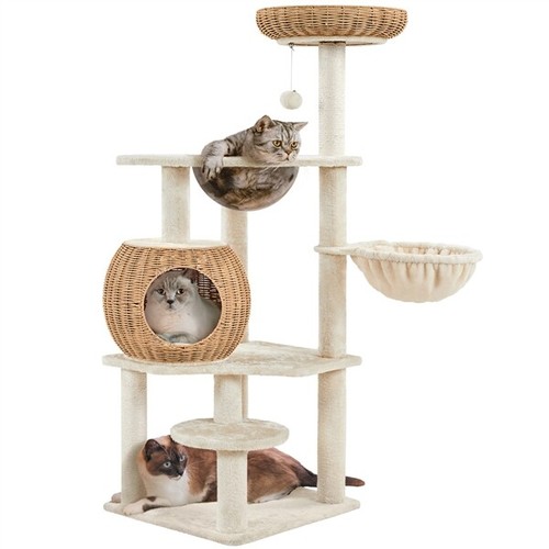 Cat tree rattan - tree,