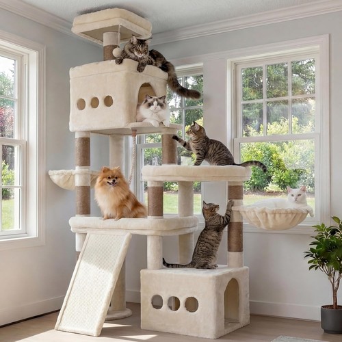 Cat tree 184 anti - cat, anti-tip
