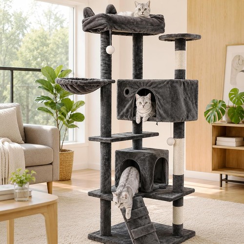 144cm cat tree - tree, scratching