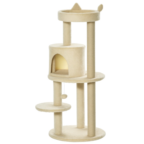 Pawhut 104cm cat tree - 104cm,