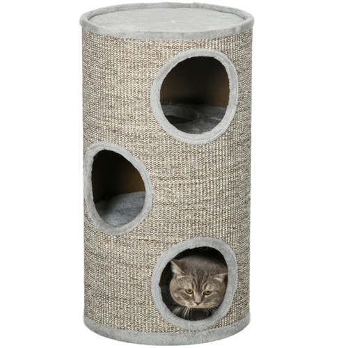 Pawhut cat barrel - cat, tower