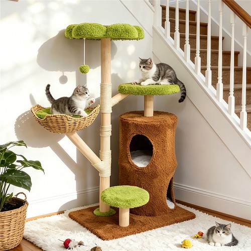 Tall multi level cat - 56”, multi-level