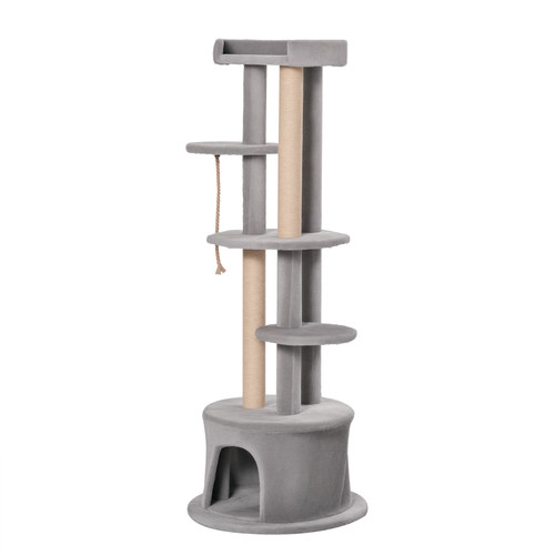 Pawhut multi level cat tree - pawhut, multi-level