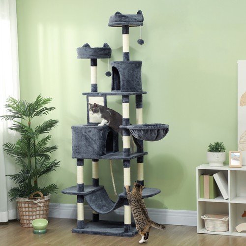 Pawhut 206cm cat tree with - tree,