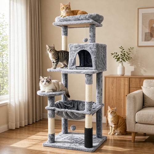 Large cat tree 143cm activity - tree,