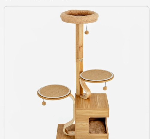 Wooden cat tree climbing - climbing, tower
