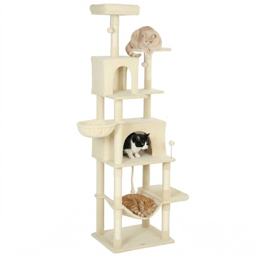 Pawhut cat tree - pawhut, 202cm