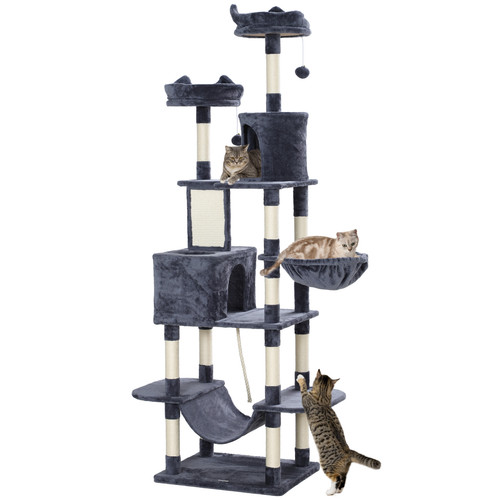 Paw hut 206cm multi - hut, cat
