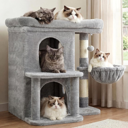 Cat tree 65cm tower - 65cm, with