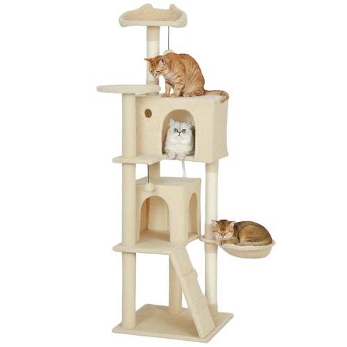 Pawhut 160cm cat tree tower - cat,