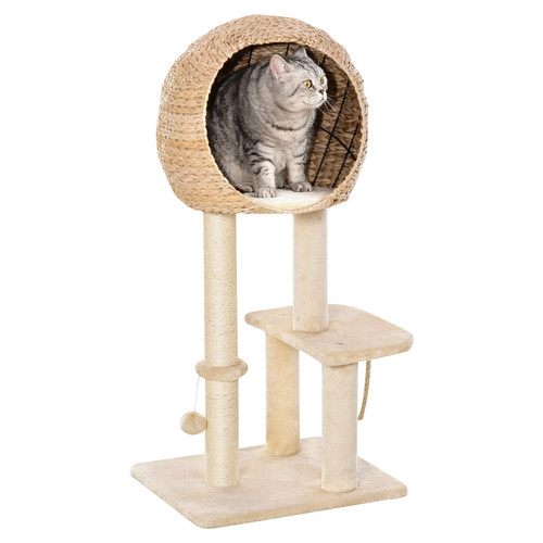 Pawhut 100cm cat - cat, tree