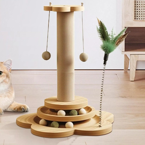 Cat tree scratching post - cat, pet