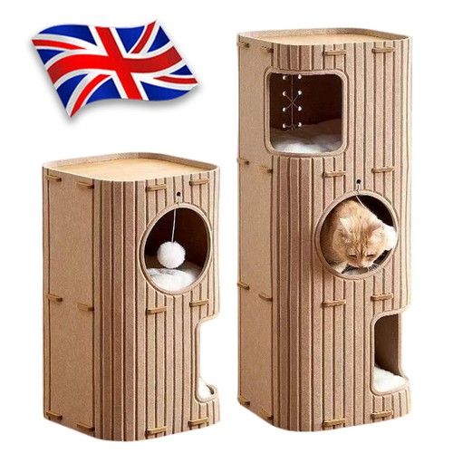 Multi level cat condo tower - multi-level,