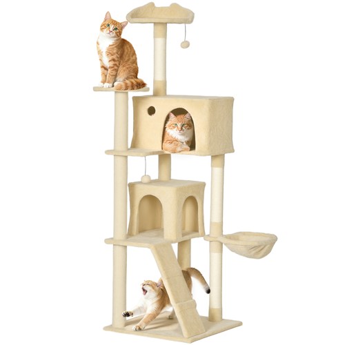 Pawhut 180cm cat tree tower - 180cm,