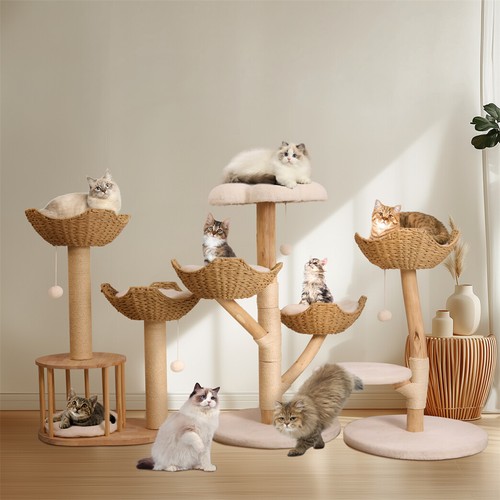 120cm tall solid wood cat - 91-120cm,