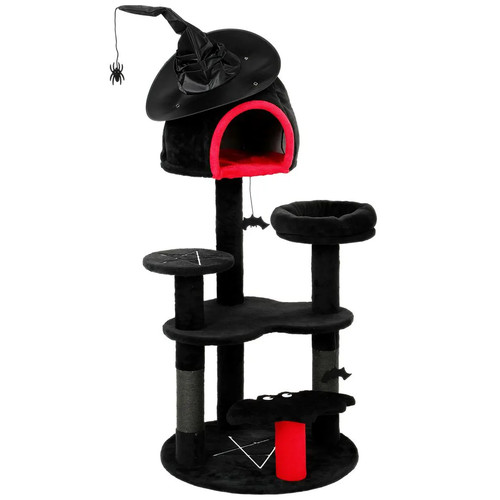 Pawhut gothic cat - gothic, 155cm