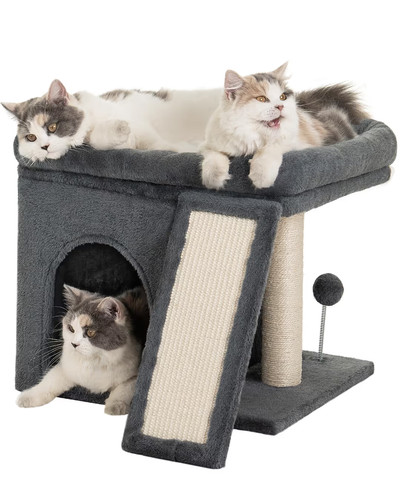Cat tree tower - cat, bed