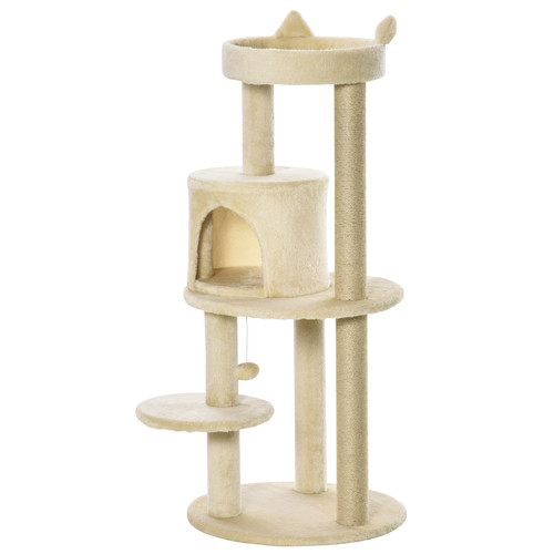 Pawhut tier deluxe cat - 3-tier,