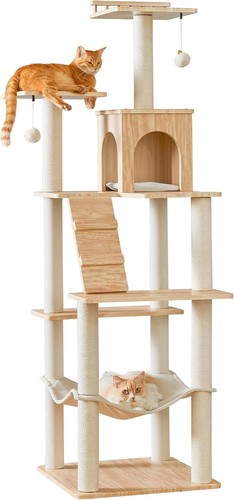 Quuzee large modern cat - cat, tree