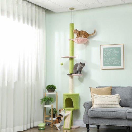 Pawhut floor ceiling cat - pawhut, to