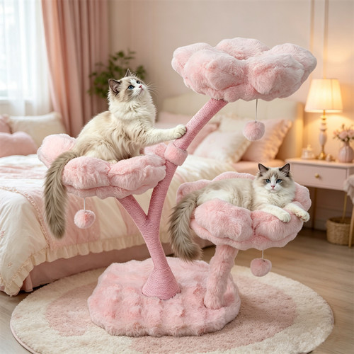 Tier modern pink flower - modern,