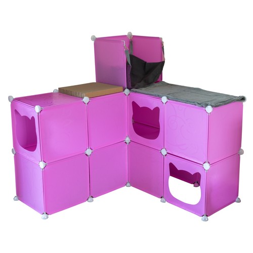 Cat cube tower large - cat,