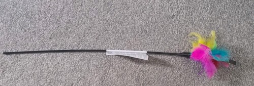 Cat teaser wand feather foil - teaser,