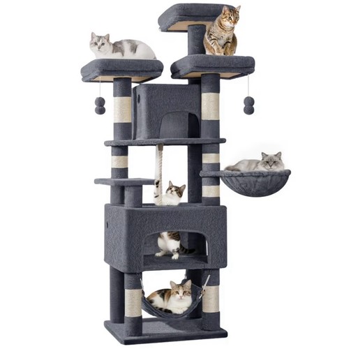 156cm large cat tree tower - large,
