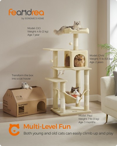 Feandrea cat tree 143 - cat, cm