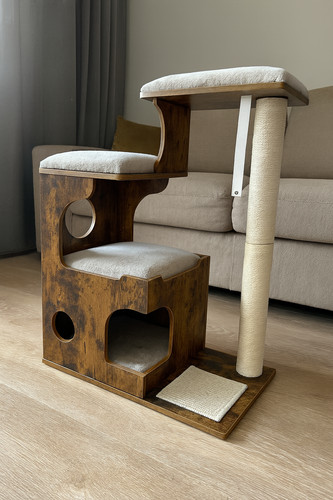 White industrial wood - industrial, bed