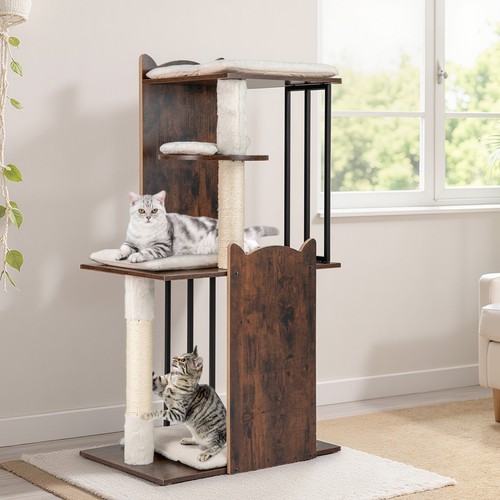 112cm tall modern cat tree - tall,