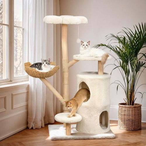 Modern cat tree tower - modern, large